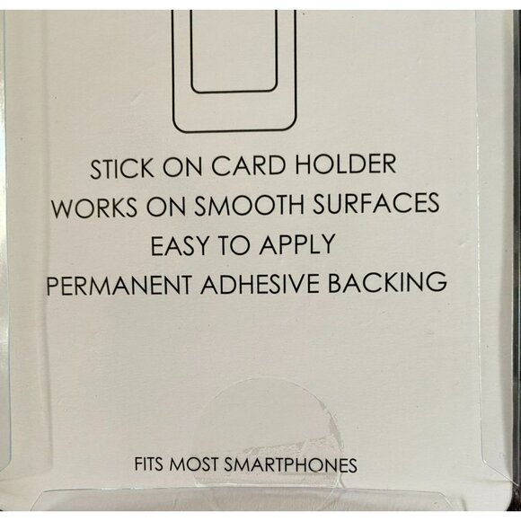 Shiny Pink Stick On Card Holder For Smartphones By Charming Charlie - Picture 5 of 5